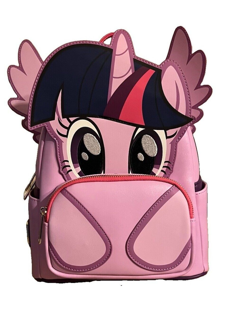 Loungefly My Little Pony Twilight Sparkle Cosplay Glitter Mini Backpack New